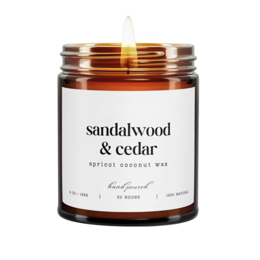 Sandalwood & Cedar Candle - 9 oz