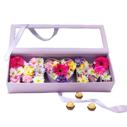 M-O-M Letter Gift Box - Lavender