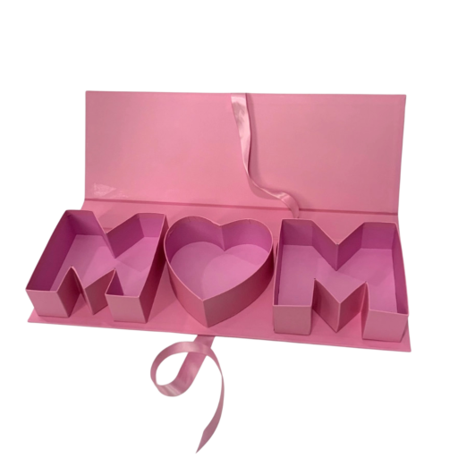 M-O-M Letter Gift Box - Pink